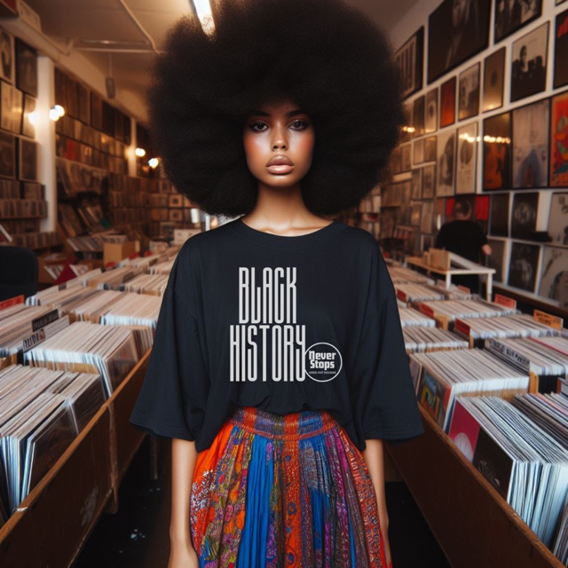 Black History never ends Tshirt