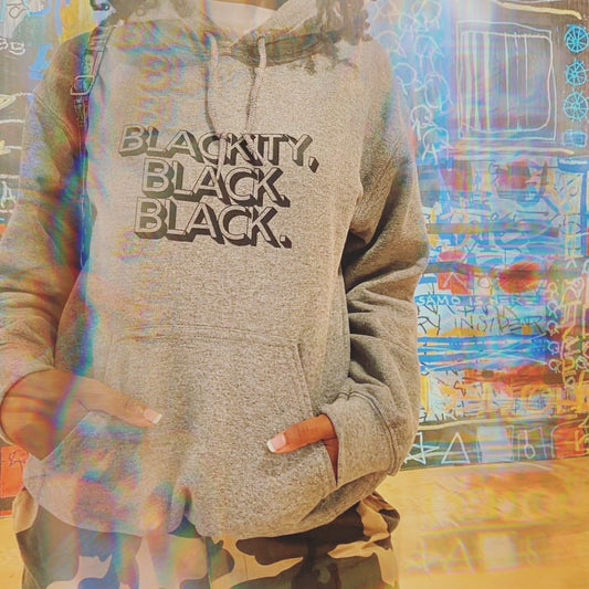 Blackity hoodie (noir)