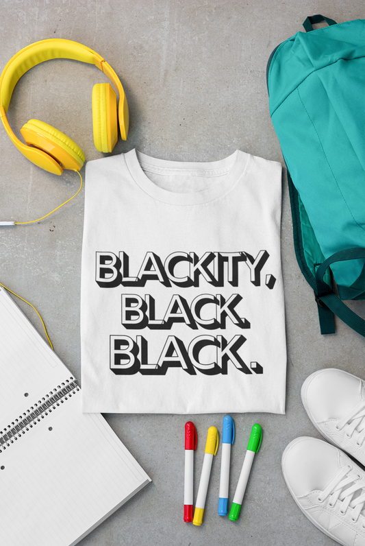 Blackity Tshirt ( Noir)